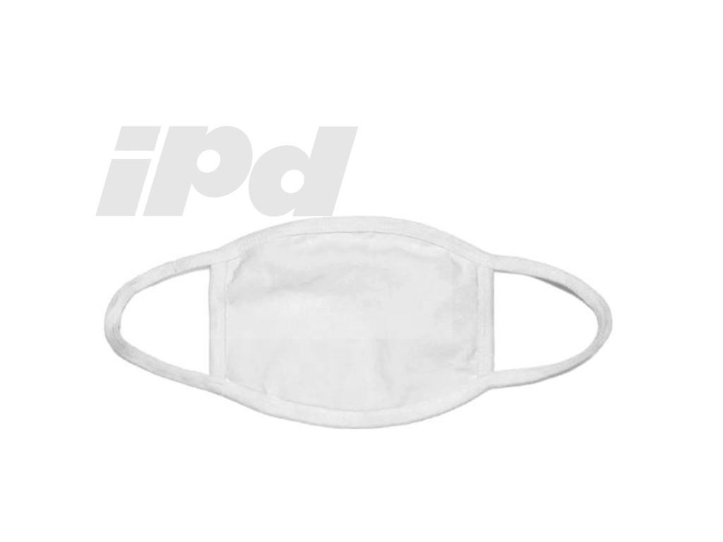 Cotton Face Masks White 3 pack Reusable / Washable - 20703