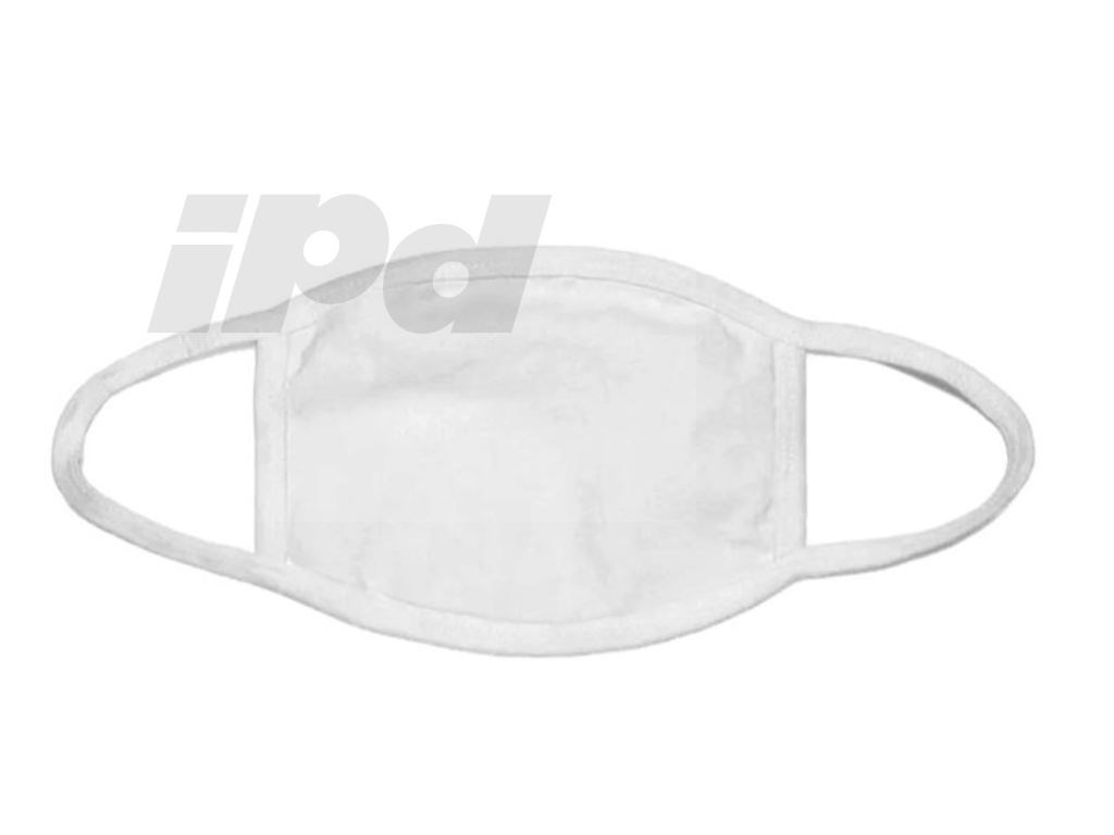 Cotton Face Masks White 3 pack Reusable / Washable - 20703