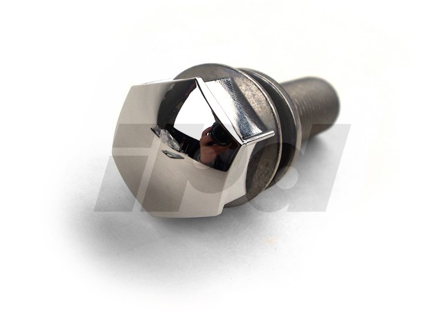 Tpi chrome wheel nut bolt covers 19mm boulon pour volvo 740 84-92