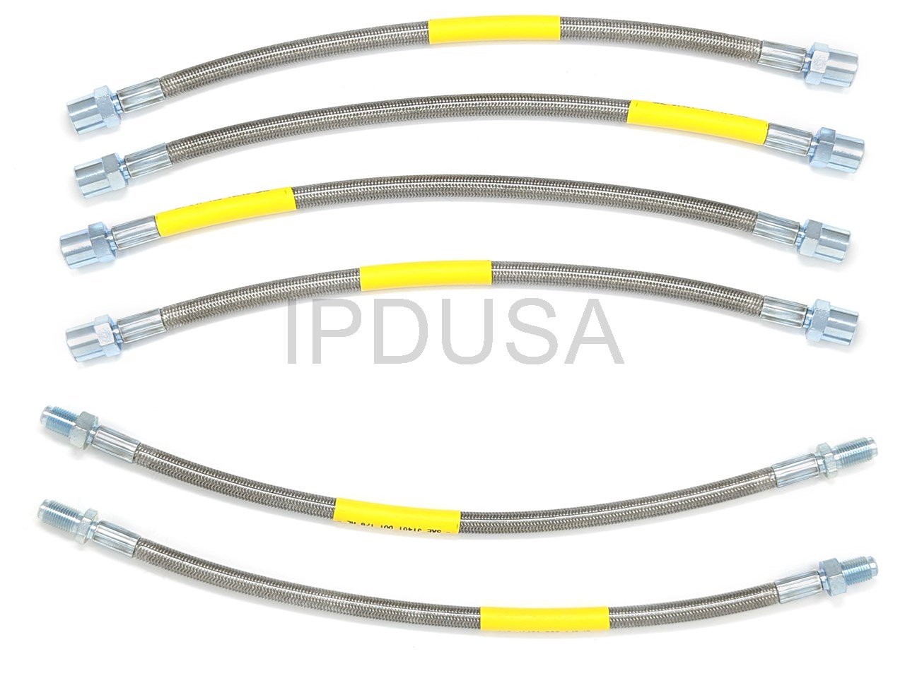 Stainless Steel Braided Brake Line Kit - 1978-1993 240 without ABS -  Aftermarket - Volvo 1229347 1329594